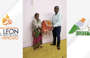 Entrega de Sabanas en la India