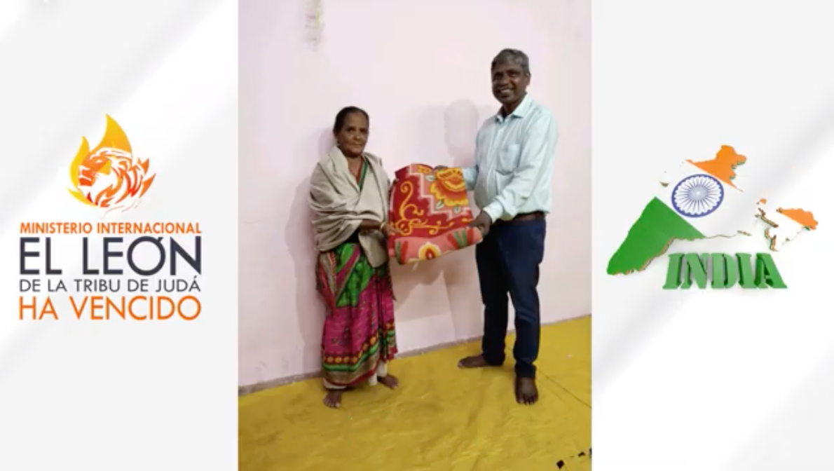 Entrega de Sabanas en la India