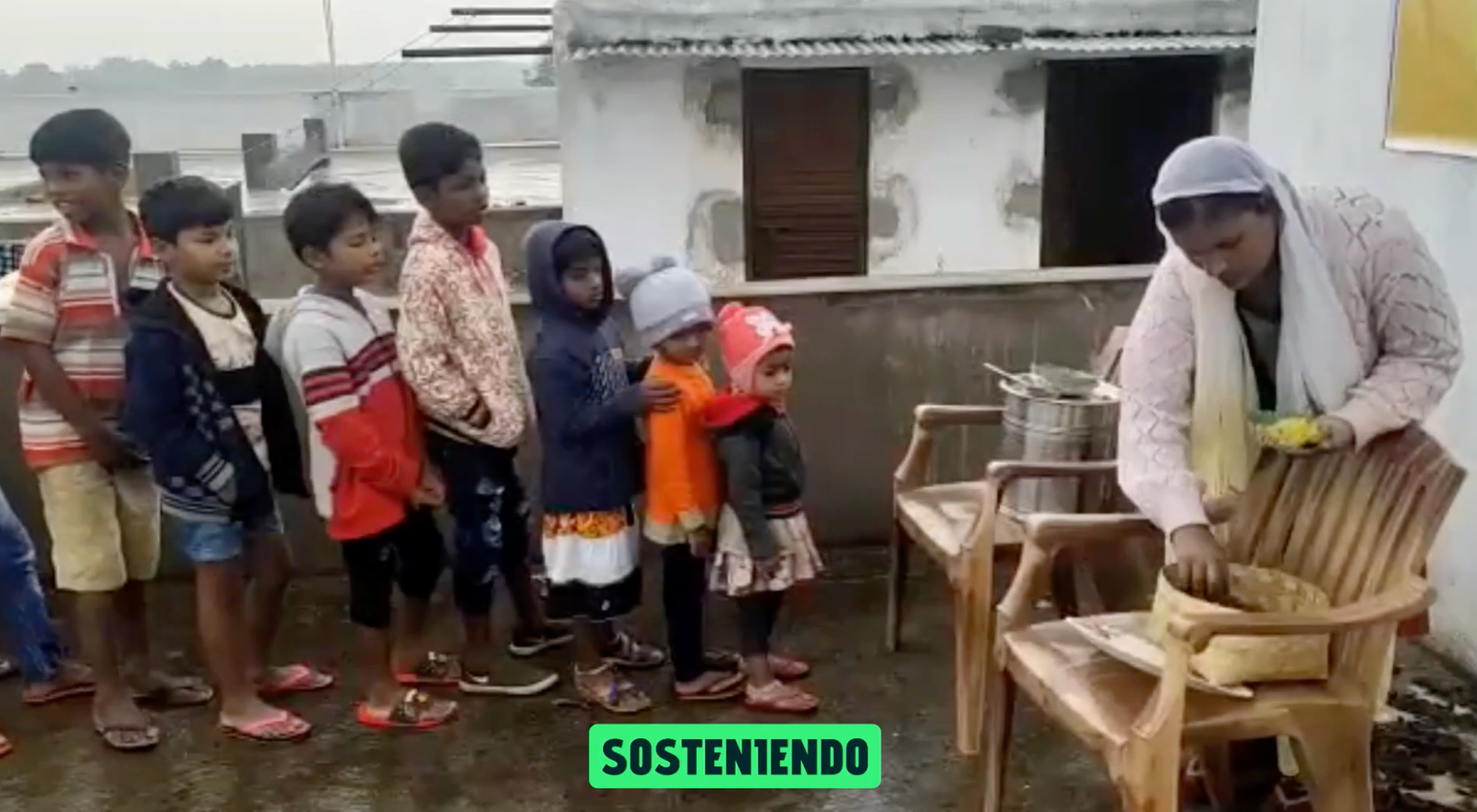 Comedor Infantil en la India